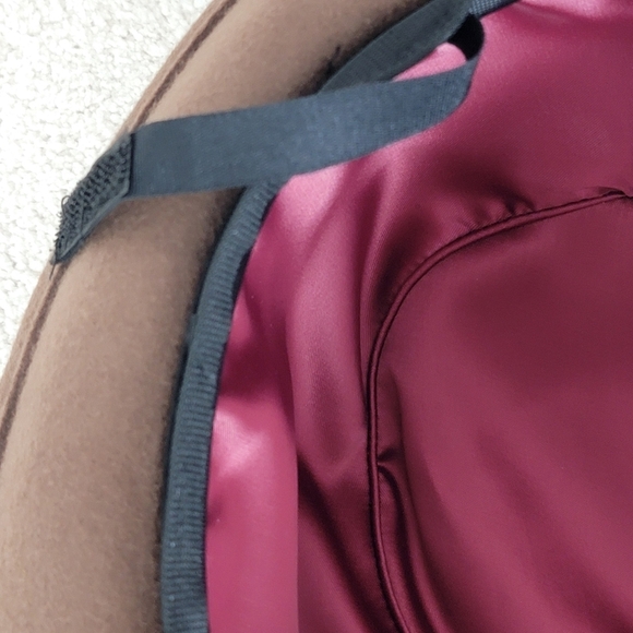 Home Prefer Men's Tan Wool Felt Short Brim Fedora Winter Warm Hat Sz Large - Picture 10 of 10